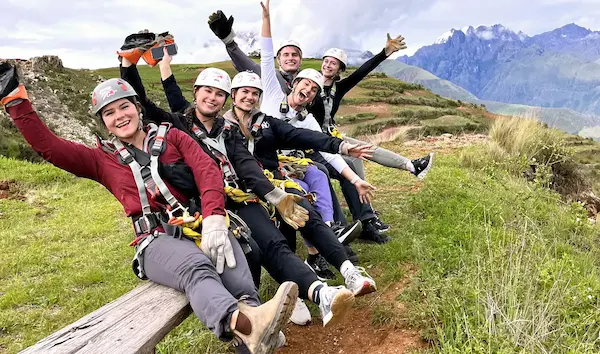 Tirolesa em Cusco