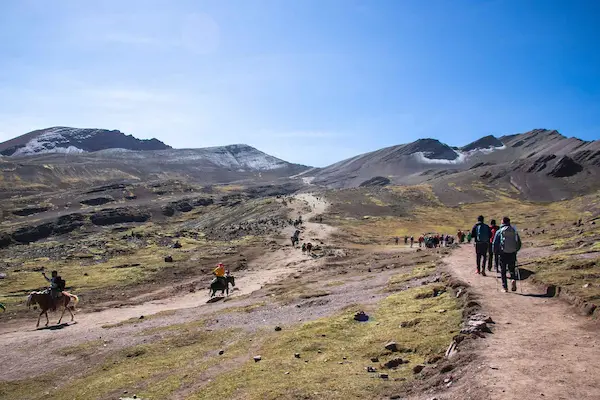 Trilha de 2 dias até a Montanha Arco-Íris