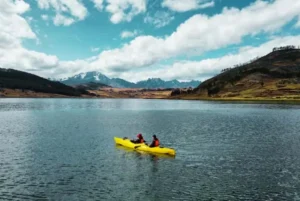 caiaque no Lago Huaypo