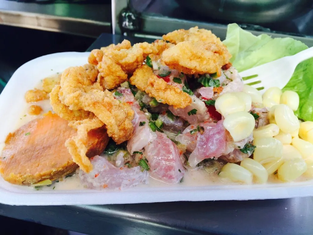 Comida de rua da serra peruana