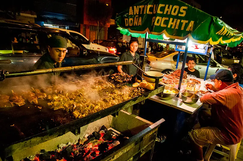 comidas de rua peruana