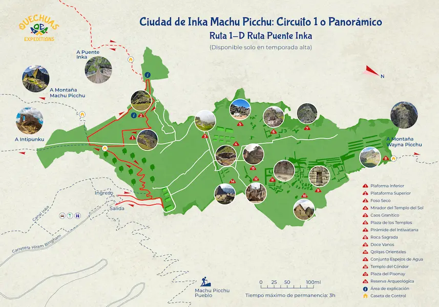 Rota 1-D Ponte Inca (só alta temporada)