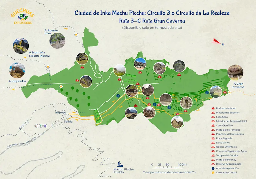 Rota 3-C Grande Caverna ou Templo da Lua