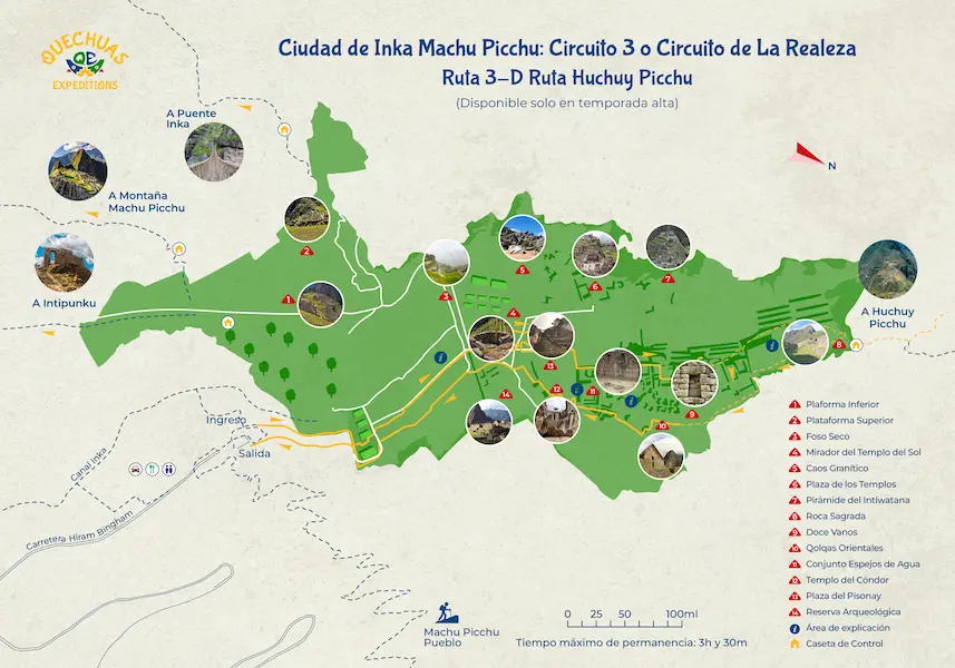 Rota 3-D Huchuy Picchu