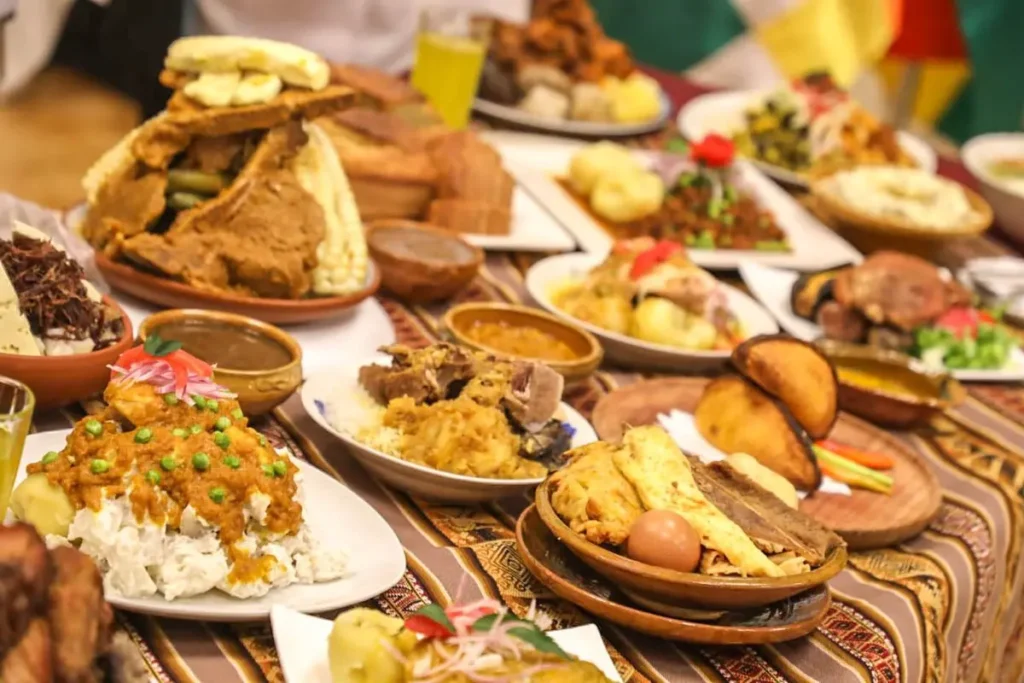 Comida Tradicional do Ano Novo no Peru