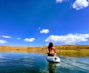 piquenique no lago huaypo