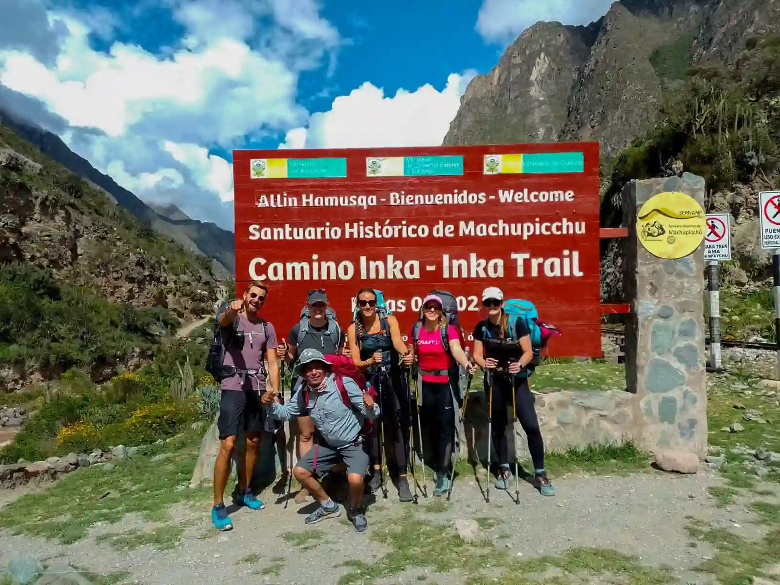 Entrada para a Trilha Inca