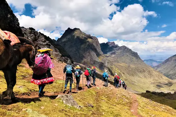 opções de trilhas para Machu Picchu